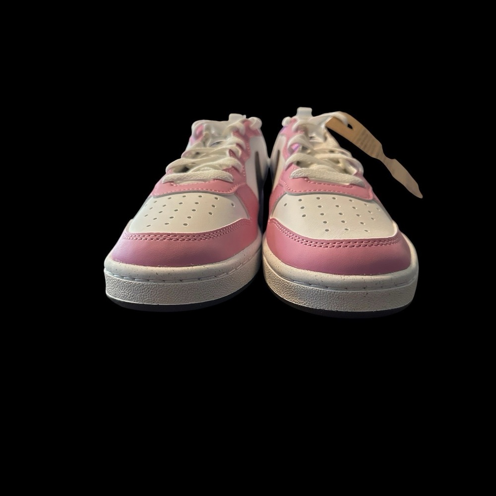 Nike Court Borough Low Recraft 5Y Women's 6.5 White Pink Shoes DV5456-136 - Picture 4 of 9